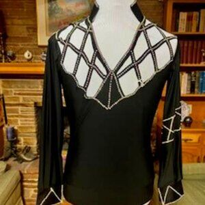 Latin or Country Western Dancesport mens Body shirt